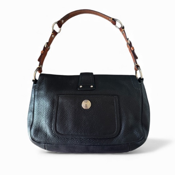 coach Chelsea Black Leather Shoulder bag Y2K - Picture 3 of 13